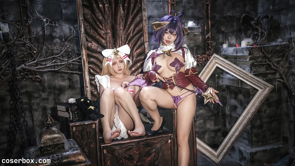 小和甜酒 2025.11.14 橙风千雅_柊舞缇娜_爱丽丝_魔法少女双人_55P,7V_426MB - 1