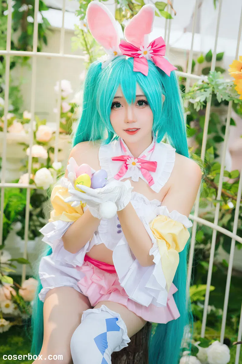 焖焖碳 2025.12.01 初音未来 复活节兔子