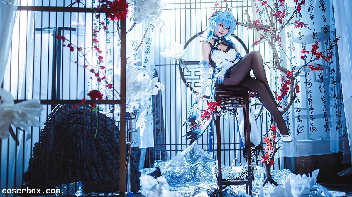 蠢沫沫 2025.12.05 原神 甘雨旗袍 - 2