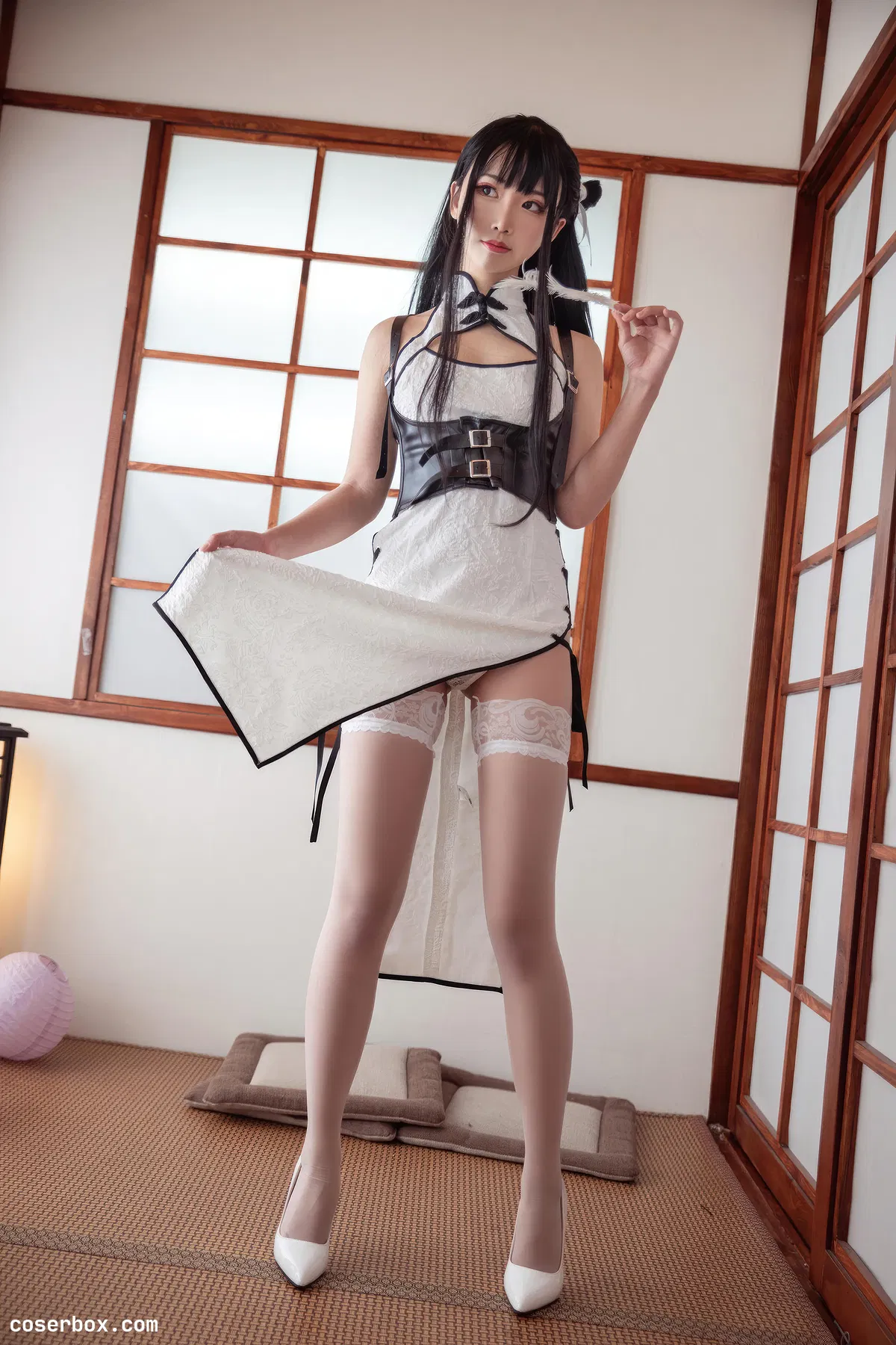 面饼仙儿 2025.12.12 白色旗袍 - 1