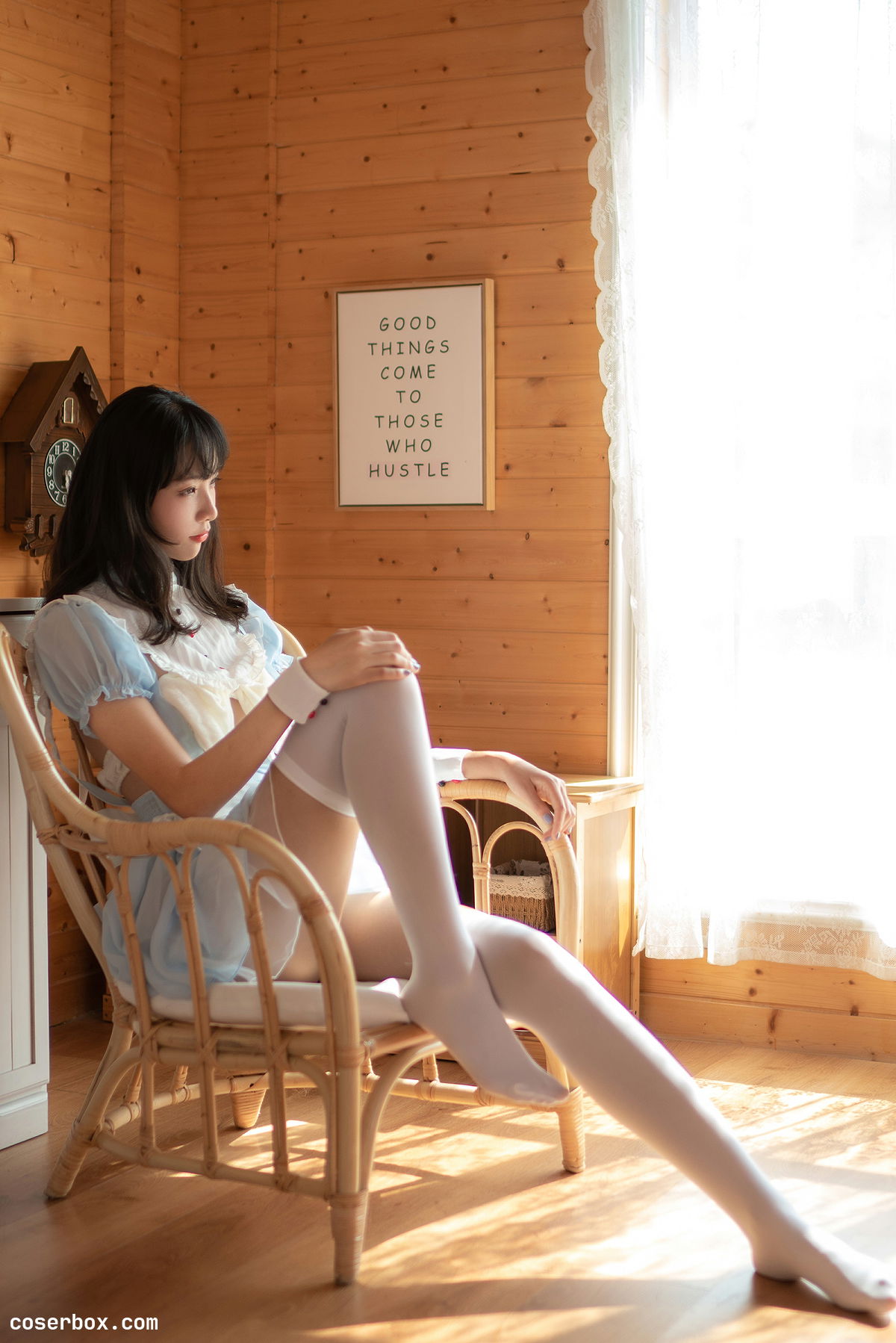 西瓜少女 NO.018 蓝白女仆 - 2