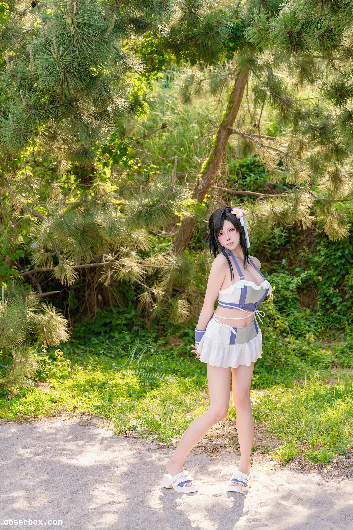 黏黏团子兔 2025.12.27 2025泳装限定作 海边假日 蒂法 - 1