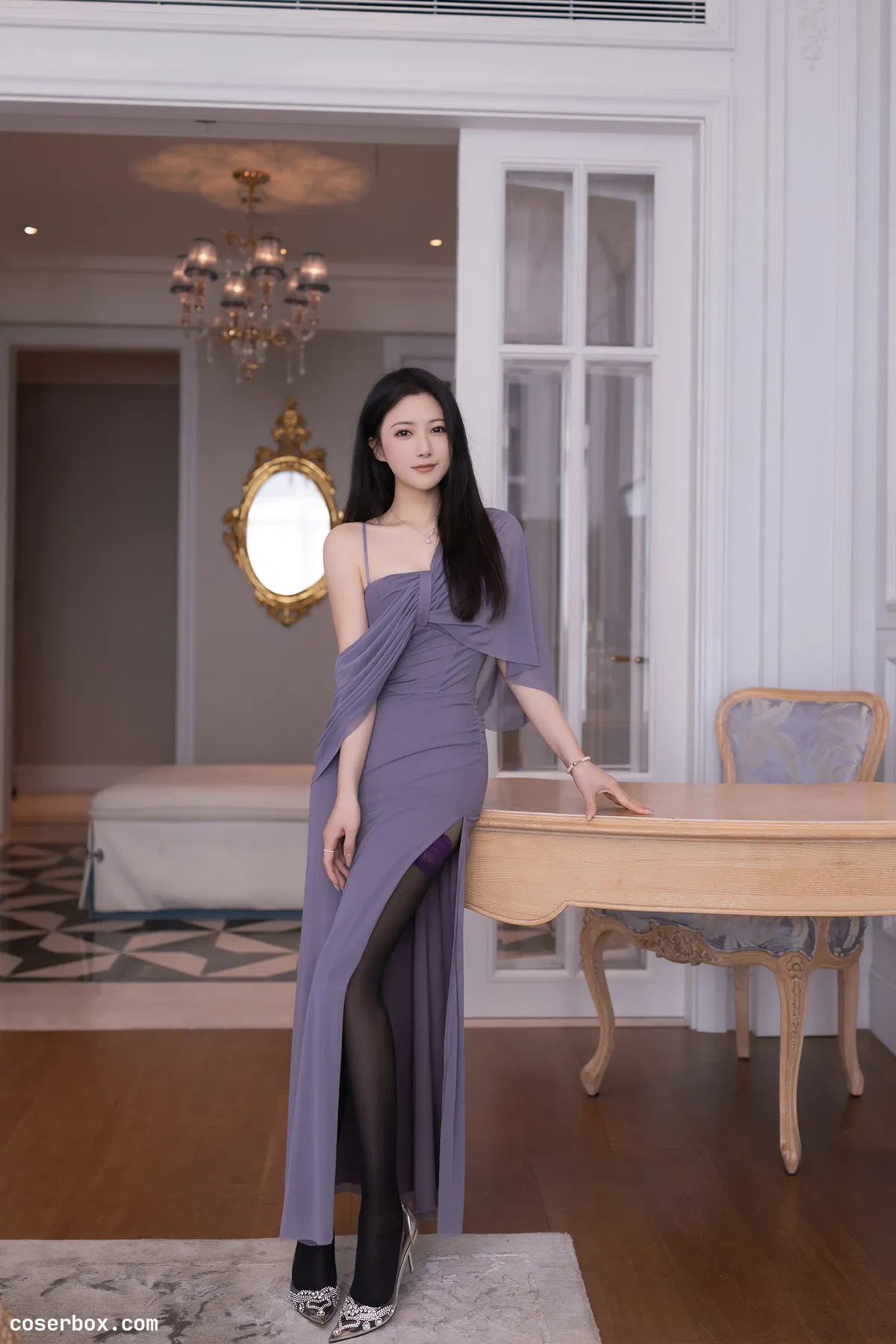 鱼子酱Fish 番外 2026.01.09 内购私拍 紫丝 - 1