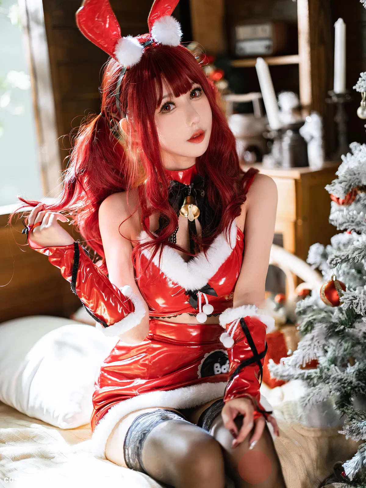 仙女月 2026.01.18 红色圣诞兔 - 2