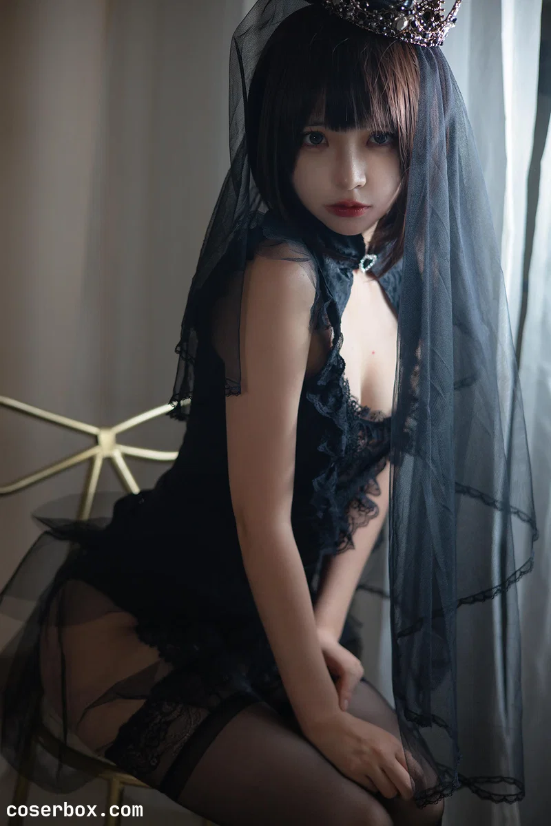 疯猫ss 2026.04.27 黑色婚纱